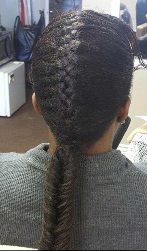 African Hair Braids: Fish Tails – Anointed Fingers African Hair Salon